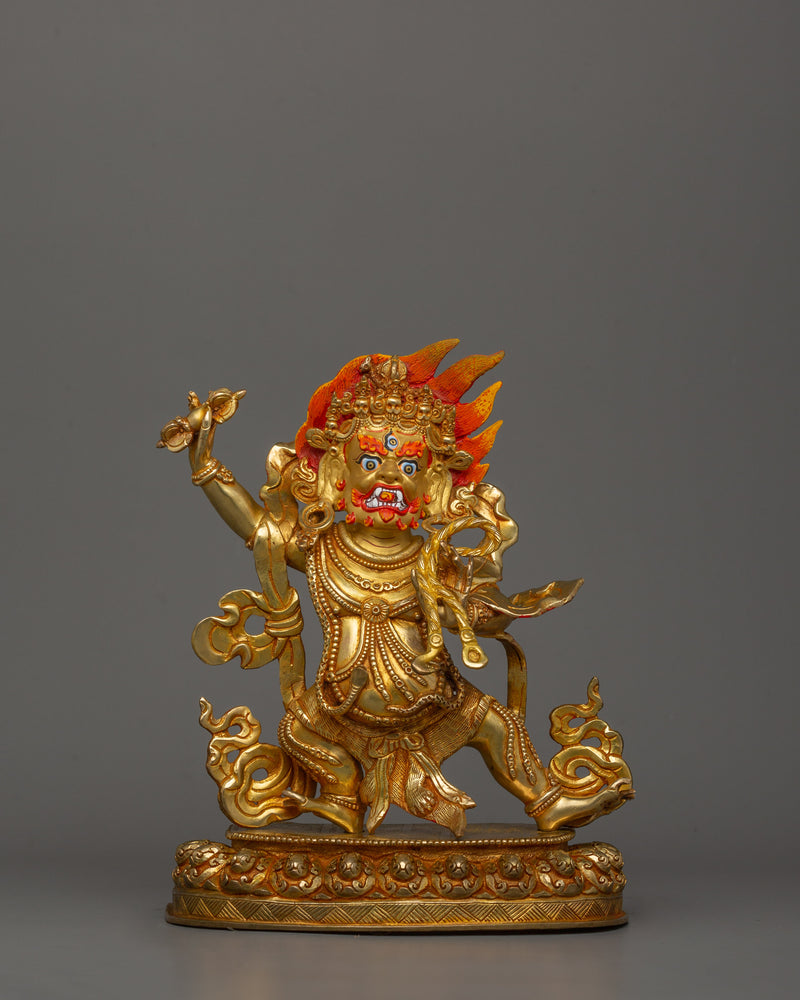 Vajrapani Tantric Guardian Figurine | Ideal for Meditation and Spiritual Practice