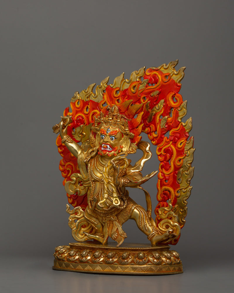 Vajrapani Tantric Guardian Figurine | Ideal for Meditation and Spiritual Practice