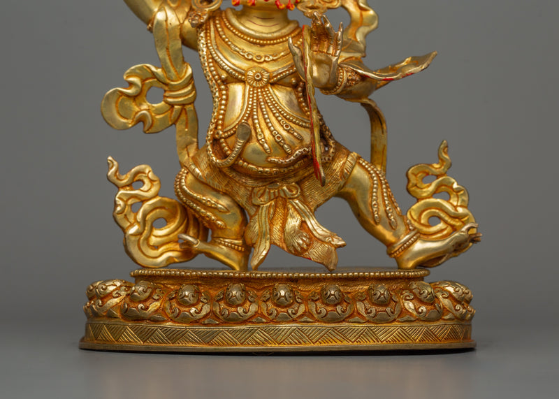 Vajrapani Tantric Guardian Figurine | Ideal for Meditation and Spiritual Practice