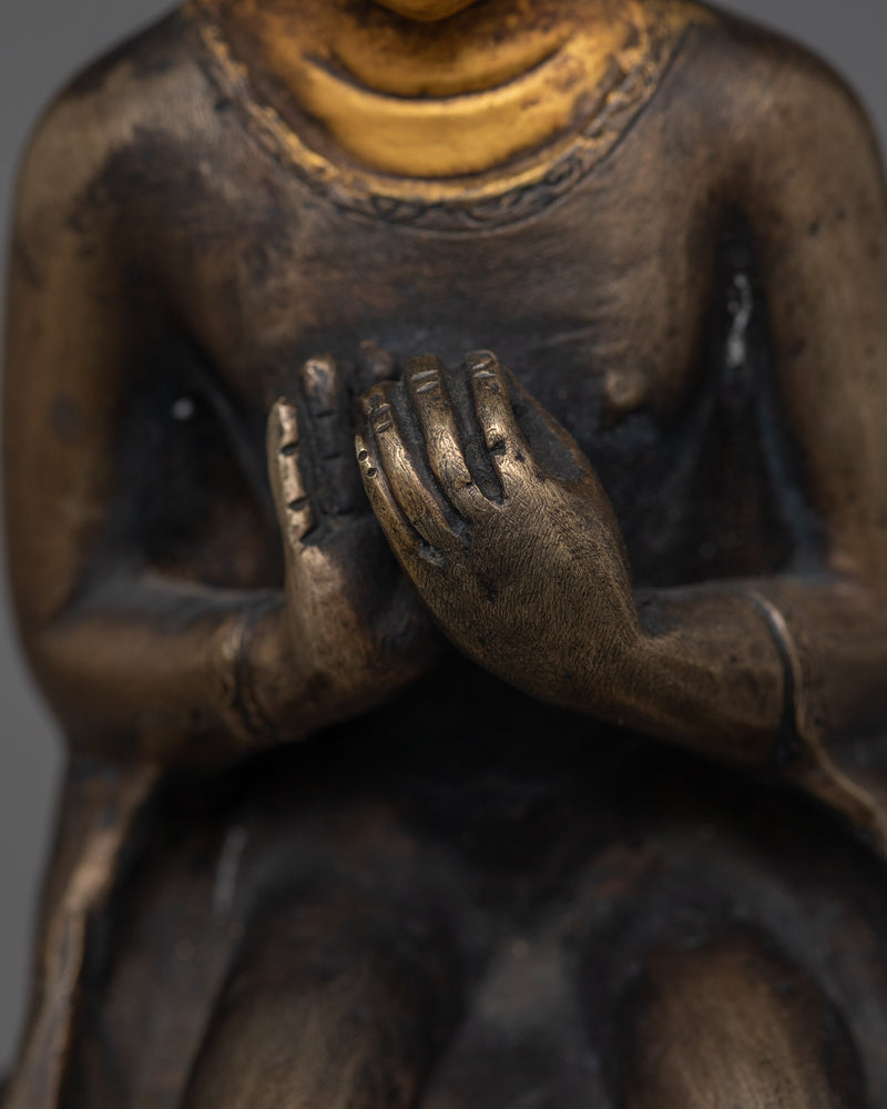 Religious Figurine of Maitreya Buddha | Compassionate Buddha