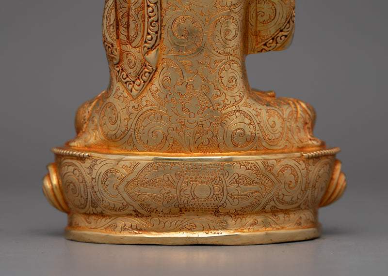 Buddhist Teacher, Tsongkhapa Set Figurine | Tibetan Buddhist Artwork