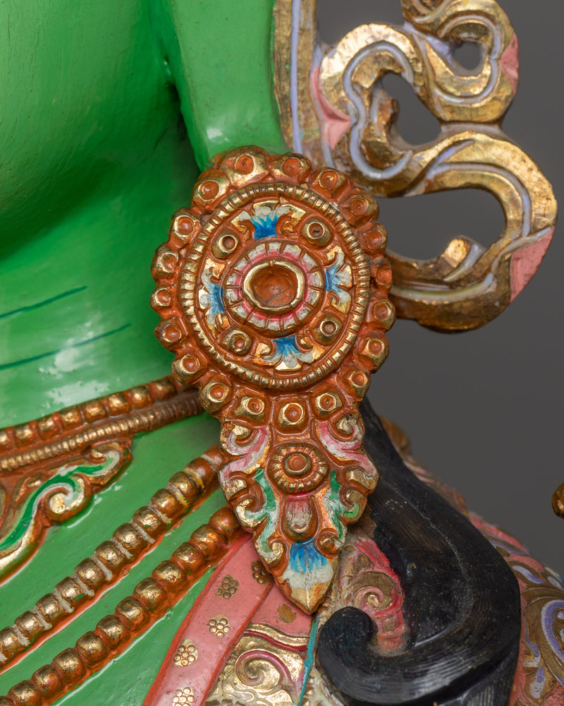 Green Tara with Beautiful Green Body |  Sacred Nepalese Artwork