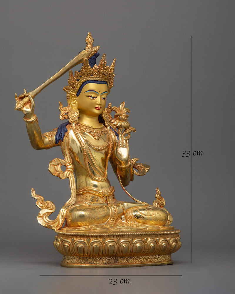 religious-deity-manjushri-statue