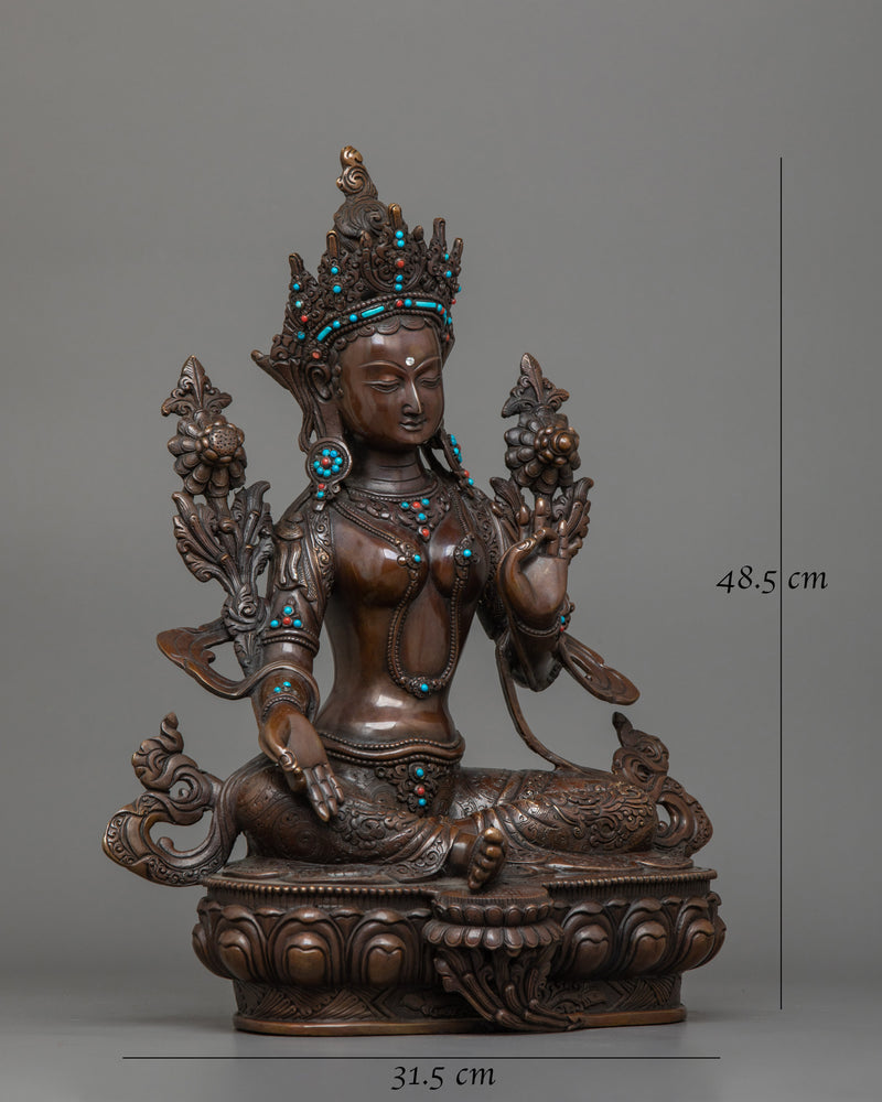 female-bodhisattva-syamatara-statue