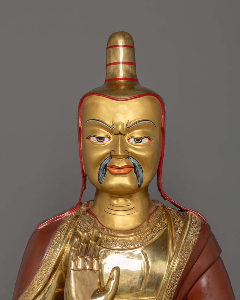 Tibetan Buddhist Santaraksita Statue | Buddhist Monk and Teacher of Dharma