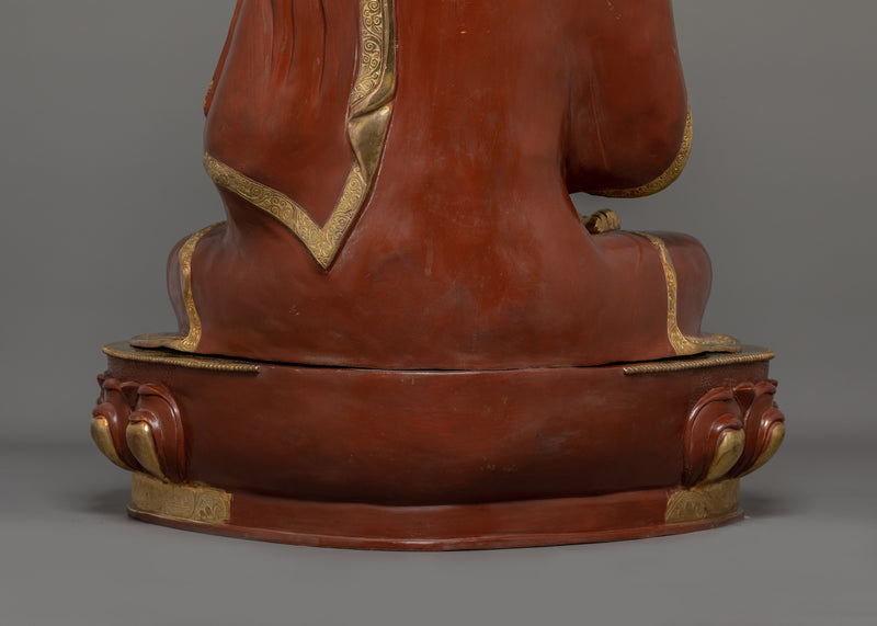 Tibetan Buddhist Santaraksita Statue | Buddhist Monk and Teacher of Dharma