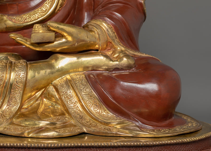 Tibetan Buddhist Santaraksita Statue | Buddhist Monk and Teacher of Dharma