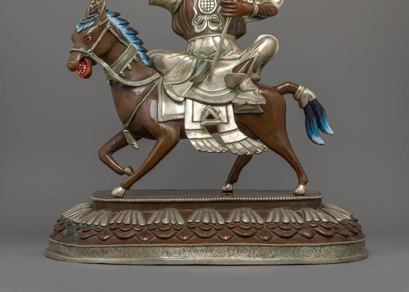 Tibetan King Gesar Statue | Symbol of Courage and Heroism