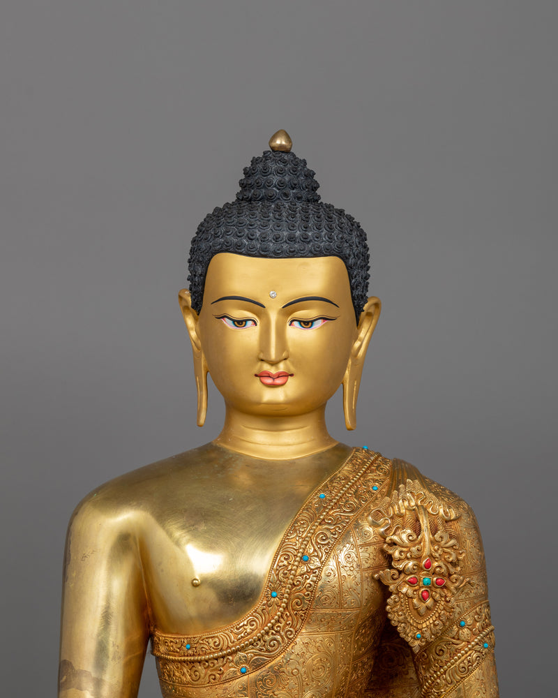 Spiritual Awakening Figurine of Shakyamuni Buddha | Sacred Meditational Decor