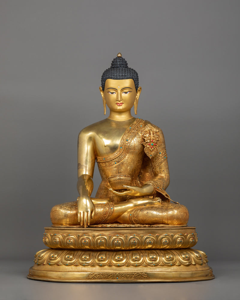 Spiritual Awakening Figurine of Shakyamuni Buddha | Sacred Meditational Decor