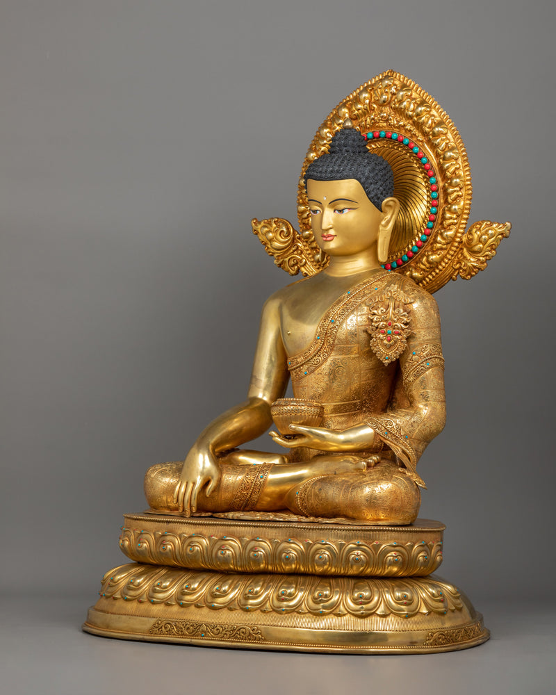 Spiritual Awakening Figurine of Shakyamuni Buddha | Sacred Meditational Decor