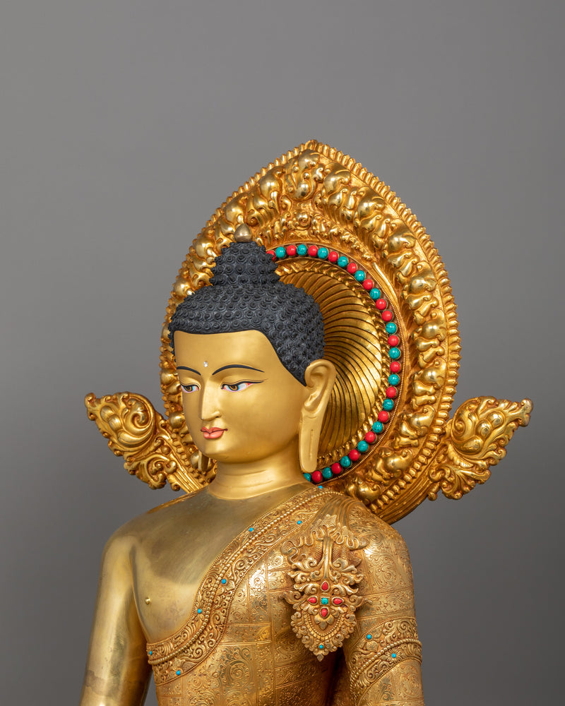 Spiritual Awakening Figurine of Shakyamuni Buddha | Sacred Meditational Decor