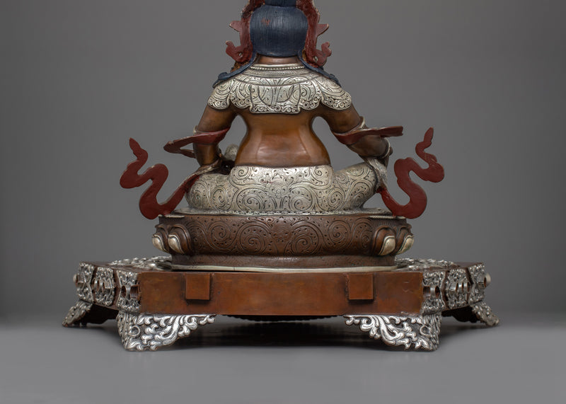 Dzambhala Buddhist Wealth Deity Sculpture | The Guardian of Prosperity