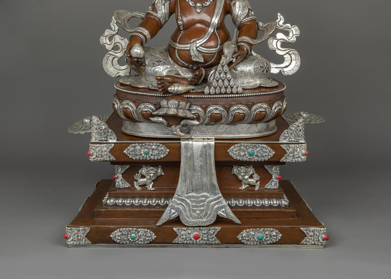 Himalayans Buddhist Dzambhala Wrathful Wealth Deity | Sacred Statue for  Zen Decor