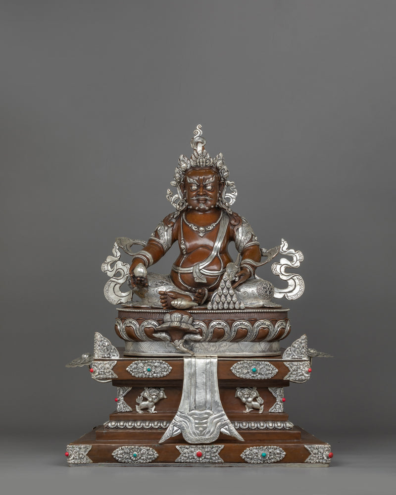 Himalayans Buddhist Dzambhala Wrathful Wealth Deity | Sacred Statue for  Zen Decor