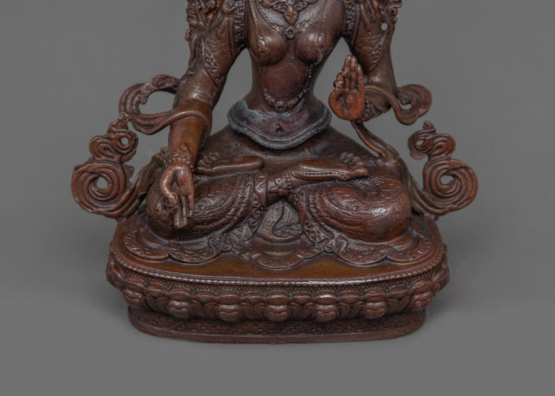 Tibetan Deity White Tara Statue | The Compassionate Bodhisattva of Healing and Longevity