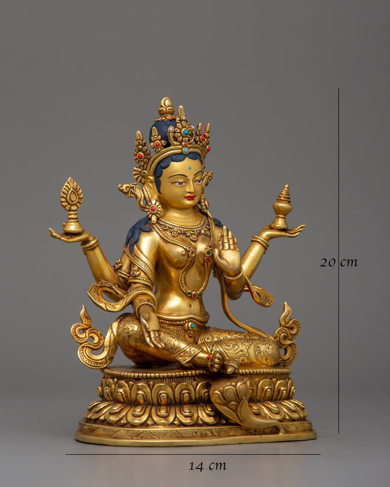 laxmi-statue-with-beautiful-crown