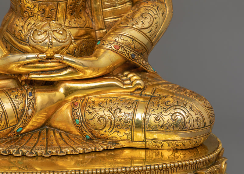 Buddhist Statue of Amitabha Buddha with Beautiful Halo | Buddha of Pure Land