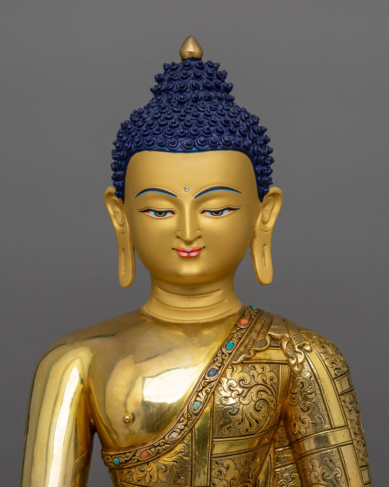 Medicine Buddha Statue with Beautiful Halo | Healer for Spiritual Wellness