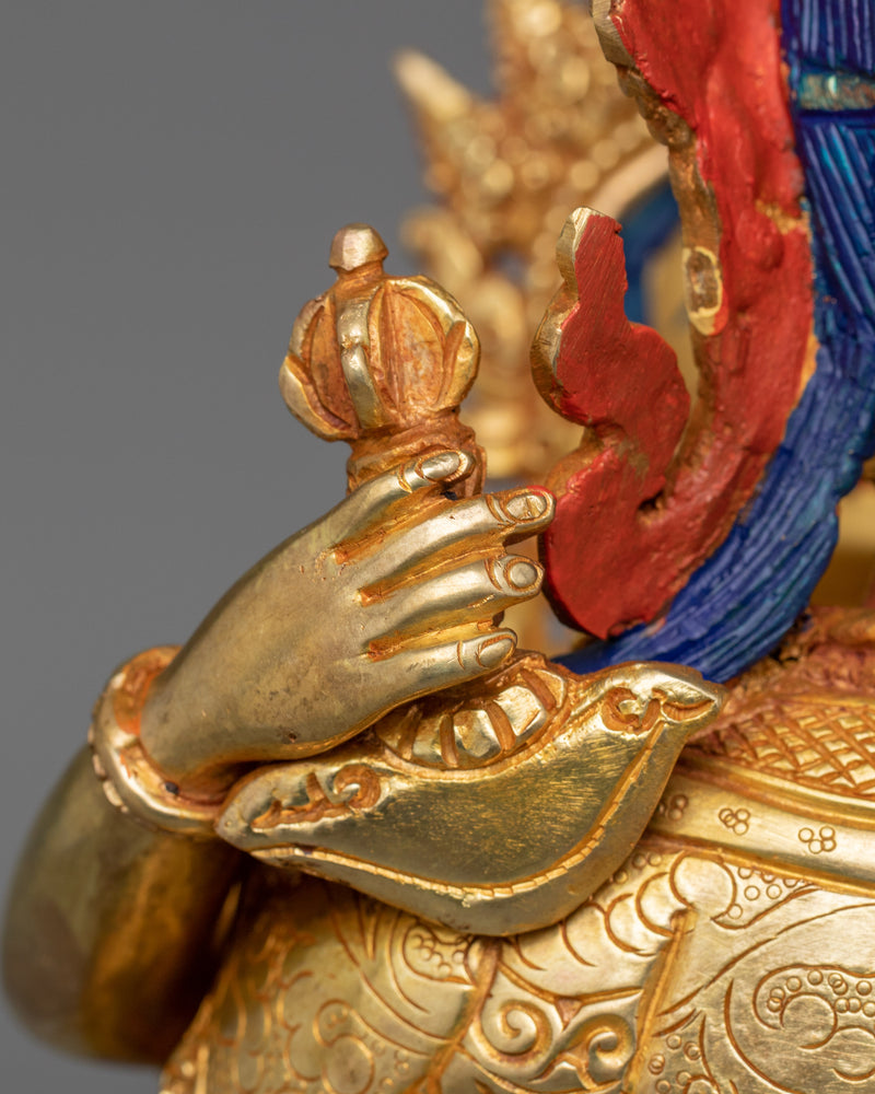 Traditionally Crafted Sacred Sculpture of Vajrasattva | Divine Vajrasattva Yab-Yum Statue