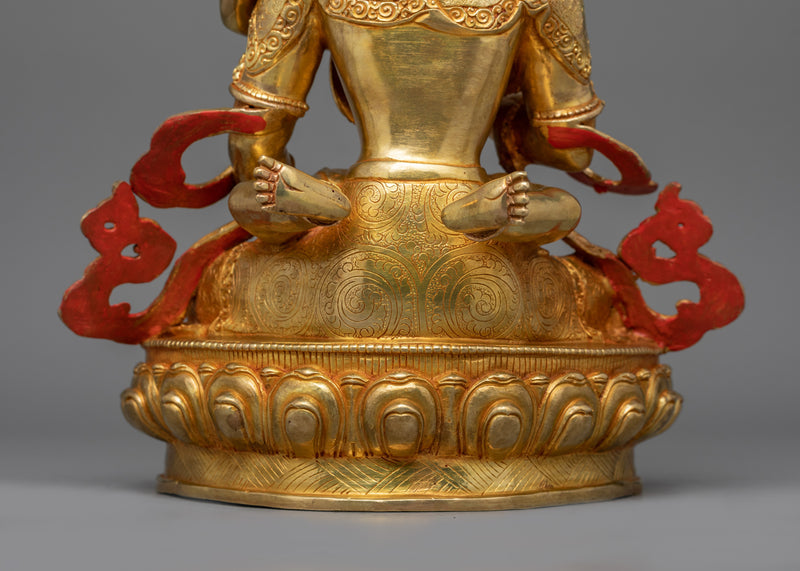 Traditionally Crafted Sacred Sculpture of Vajrasattva | Divine Vajrasattva Yab-Yum Statue