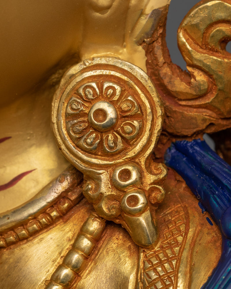 Traditionally Crafted Sacred Sculpture of Vajrasattva | Divine Vajrasattva Yab-Yum Statue