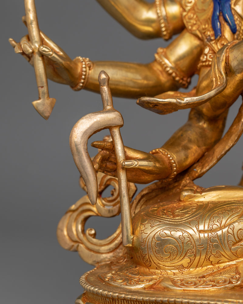 Buddhist Purification Deity Maha Vajrasattva Sculpture | Symbol of Enlightenment