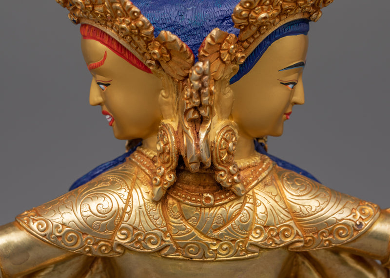 Buddhist Purification Deity Maha Vajrasattva Sculpture | Symbol of Enlightenment