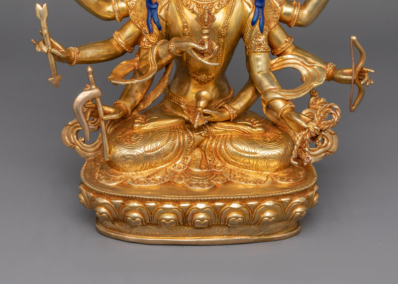 Buddhist Purification Deity Maha Vajrasattva Sculpture | Symbol of Enlightenment