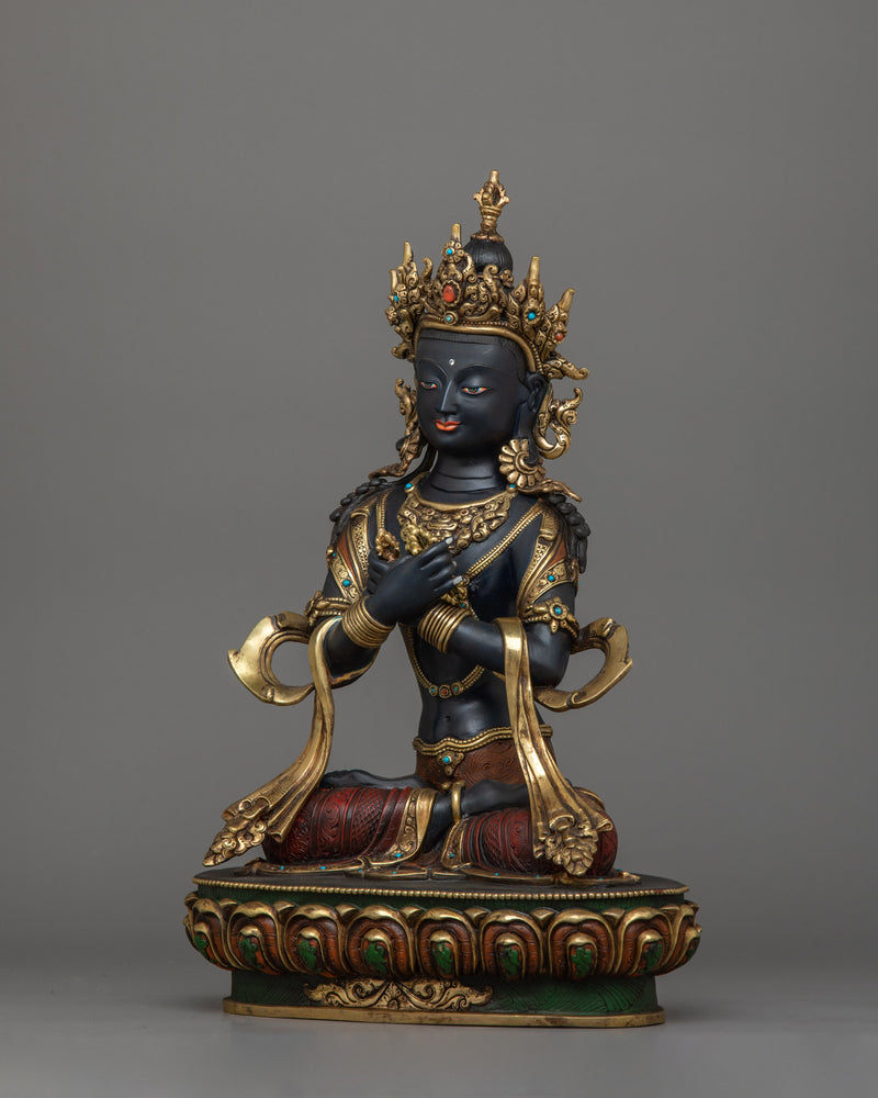 Handmade Vajradhara In Embracing Mudra Statue | Tibetan Buddhist Artwork