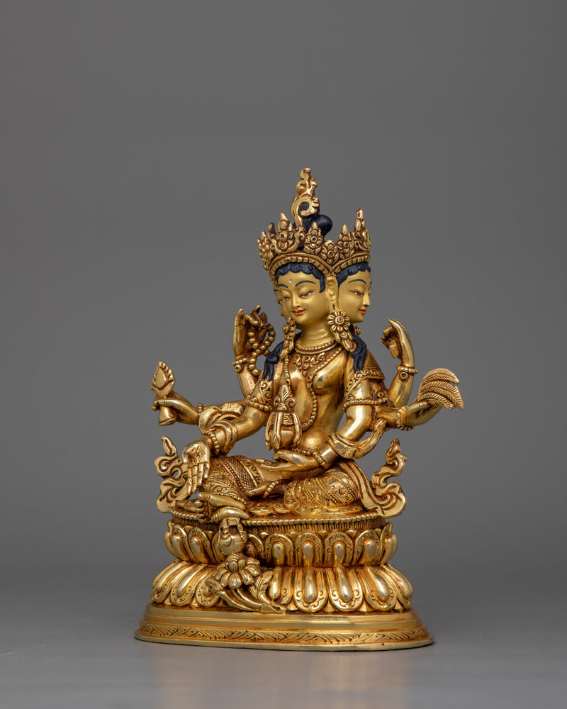 Tibetan Vasudhara Divine Goddess Statue | Symbol of Success