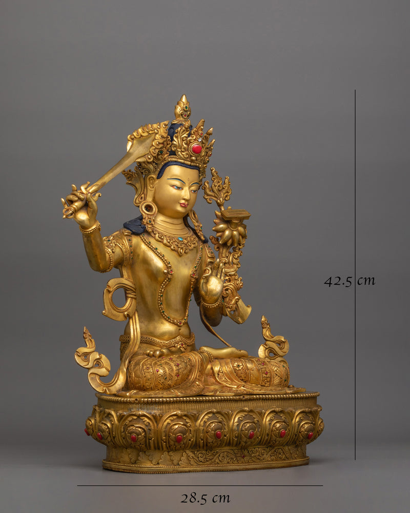 handmade-wisdom-deity-manjushri