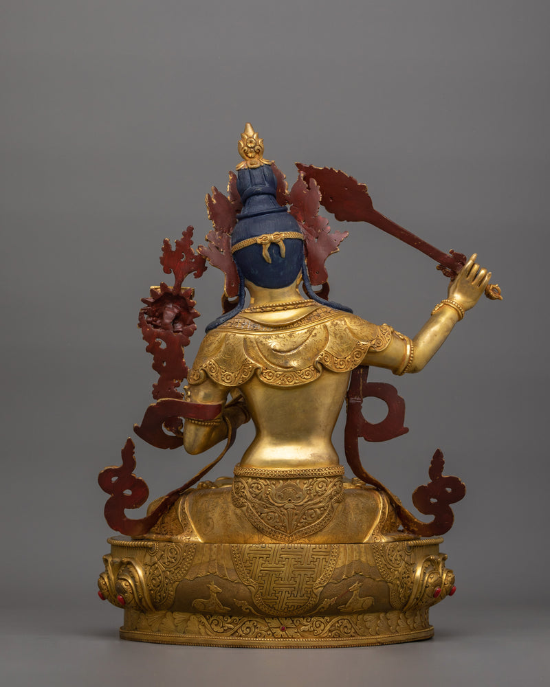 Traditional Handmade Wisdom Deity Manjushri – Lord of Boundless Life