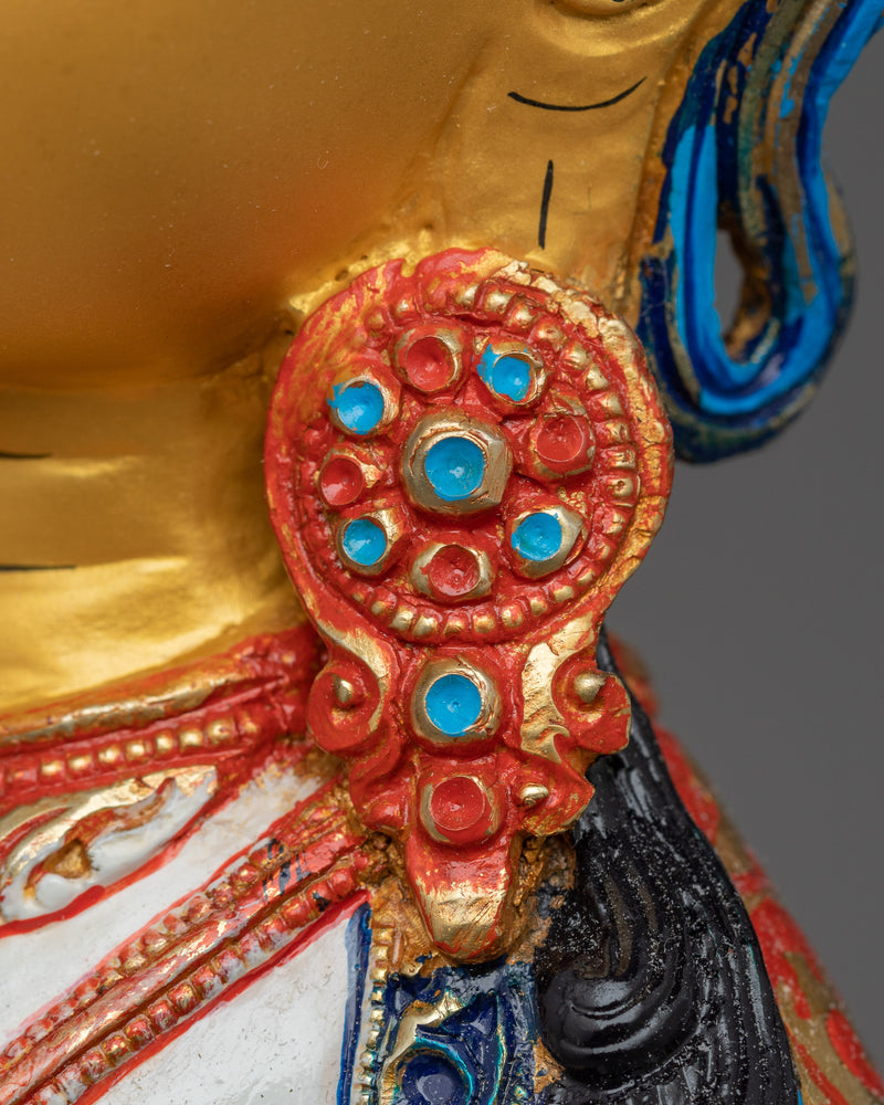 Vajrasattva Lord of Purification Figurine | Traditional Buddhist Himalayan Artwork