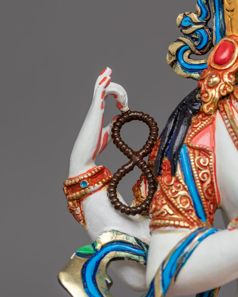 Chenrezig Buddhist Deity Sculpture | Hand-Crafted Traditional Artwork