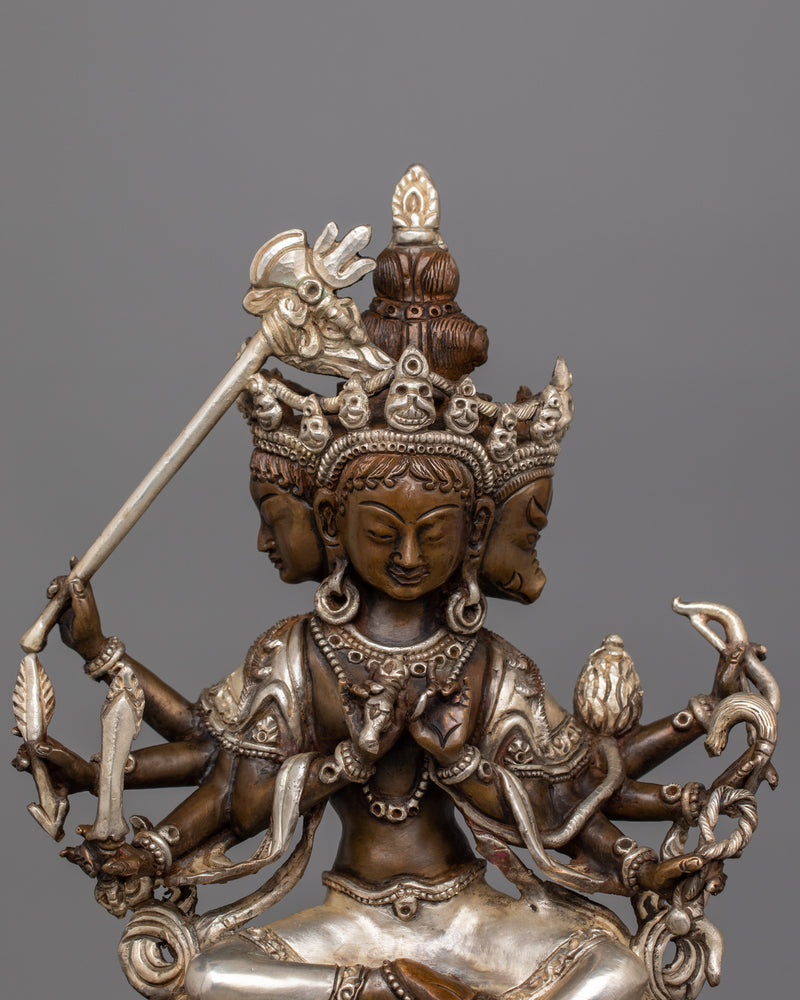 Goddess Marichi Buddha Statue | Handmade Nepalese Sculpture