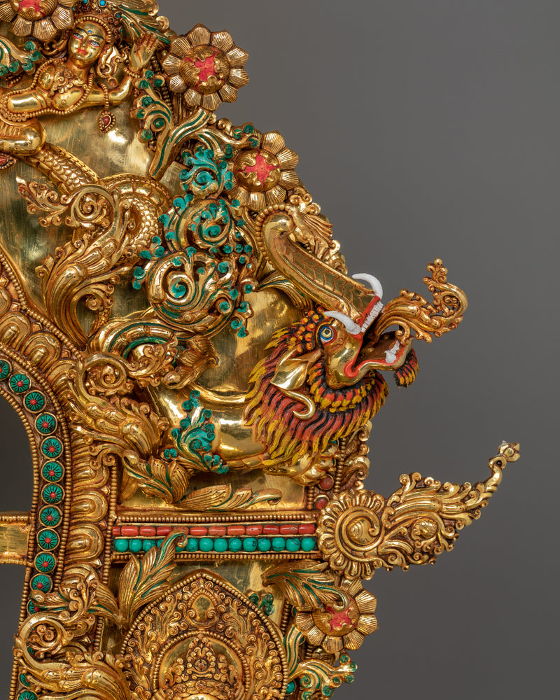 Tibetan Buddhism Master Padmasambhava Statue | Himalayan Buddhist Artwork