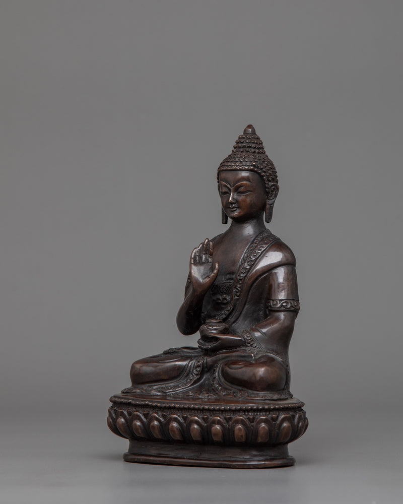 Spiritual Amogasiddhi Dhyani Buddha Statue | Symbol of Fearlessness