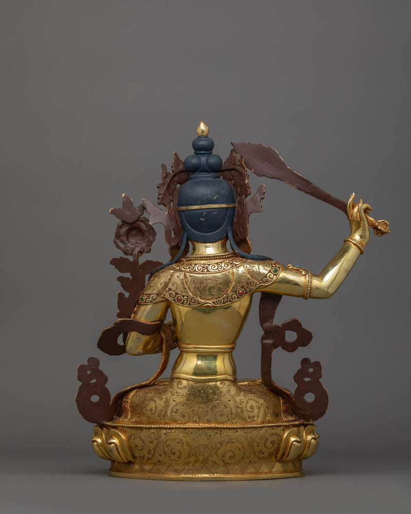 Knowledge Deity Manjughosa Statue | The Supreme Wisdom Deity of Buddhism