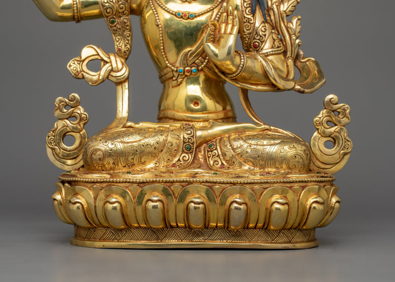 Knowledge Deity Manjughosa Statue | The Supreme Wisdom Deity of Buddhism