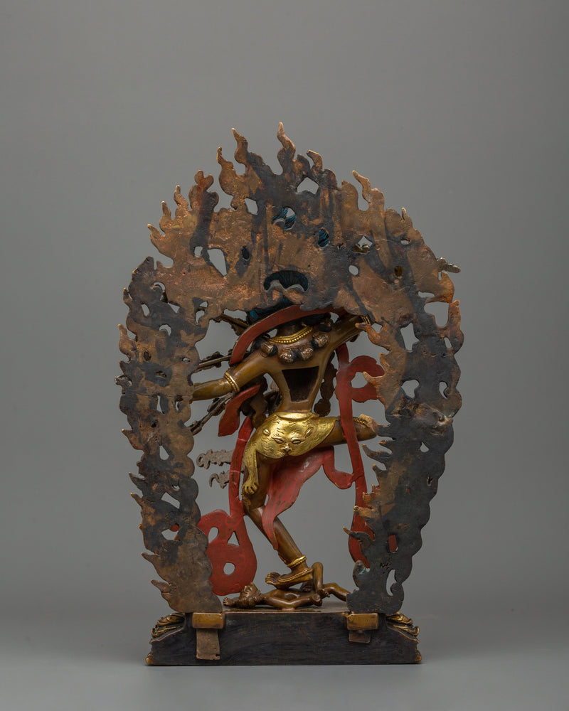 Tibetan Goddess Kurukulla Figurine | Handmade Buddhist Deity of Love and Attraction