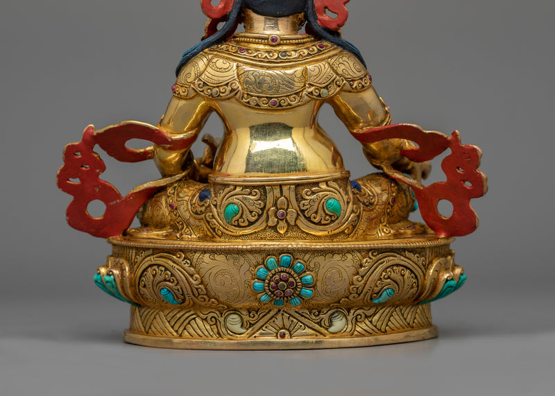 Sacred Dzambhala Wealth Deity Figurine | The Guardian of Prosperity