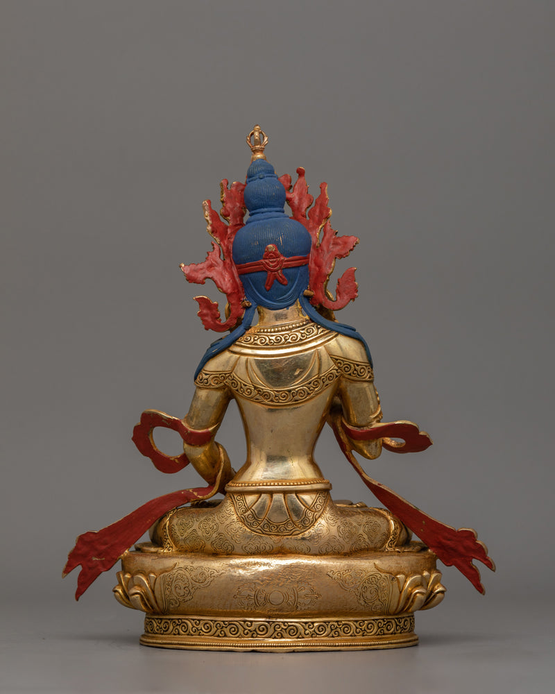 Vajrasattva Tibetan Deity Figurine | The Buddhist Deity of Purification