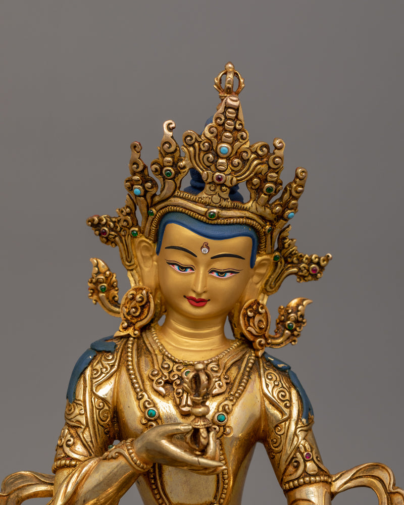 Vajrasattva Tibetan Deity Figurine | The Buddhist Deity of Purification