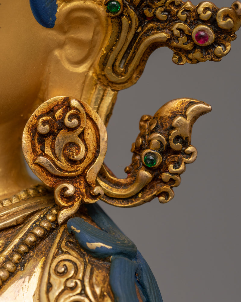 Vajrasattva Tibetan Deity Figurine | The Buddhist Deity of Purification