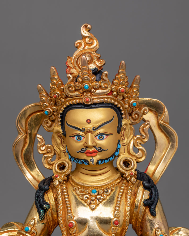 Spiritual Wealth Deity Dzambhala Figurine | Symbol of Abundance