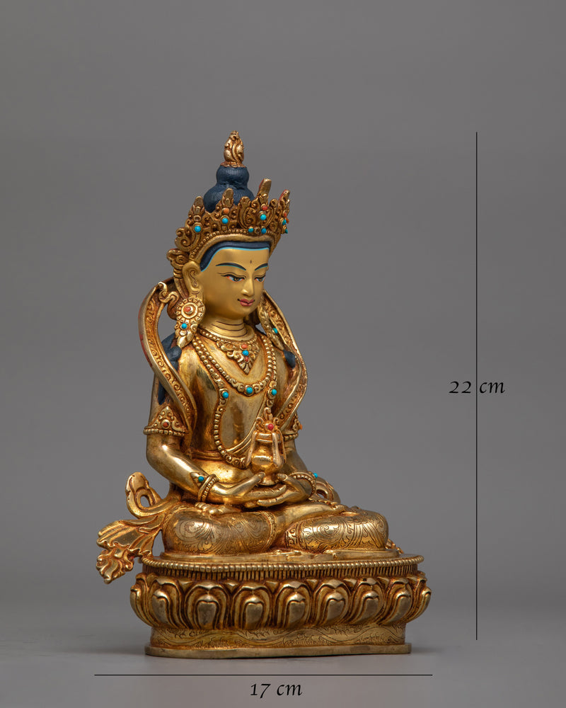 Meditating Deity Amitayus Figurine