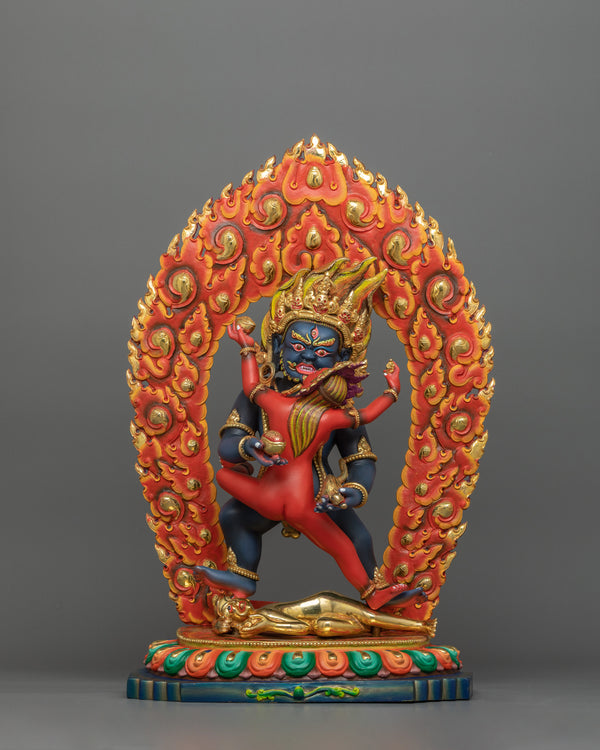 tibetan-black-dzambhala-statue