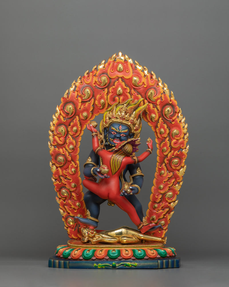 tibetan-black-dzambhala-statue