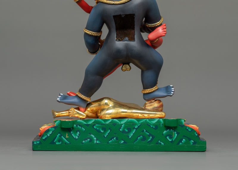 Powerful Tibetan Black Dzambhala Statue – Deity of Wealth and Prosperity